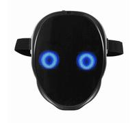 Mumusuki Masque Facial éclairé par LED 0506, éclairage Transformant le Crâne coloré Clignotant, Masques d'Halloween pour Fêtes Costumées, Fournitures de Fête Effrayantes, Détection de Gestes