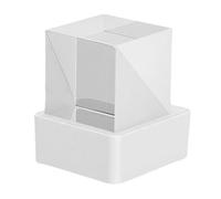 Mumusuki Mini Horloge Météo WiFi, Conception Cubique avec Alimentation USB, Station Météo de Bureau Intelligente avec Animation GIF et Mises à Jour en Temps Réel pour la Décoration