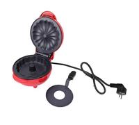 Mumusuki Mini Machine à Gâteaux, Gaufrier à Beignets à Antiadhésive avec Voyant Lumineux, Machine à Crêpes Chauffante Double Face pour le Petit Déjeuner, les Collations, les Desserts (Prise UE 220V)