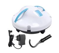 Mumusuki Nettoyant de Piscine Robotique sans Fil, Planification D'itinéraire Intelligente, 120 Min D'exécution, Vide de Robot de Piscine D'aspiration Automatique pour Les (Prise UE)