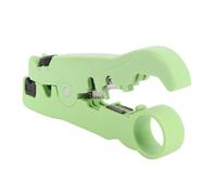 Mumusuki Outil de Coupe de Dénudage de Fil, Acier ABS Léger, Plateau Tournant Réglable, Deux Modes de Coupe pour Câble Coaxial, Câbles Réseau et Fibre Optique