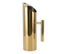 Mumusuki Pichet en Acier Inoxydable Récipient de Boissons, Pas de Goutte à Goutte Versant 1,5 L de Grande capacité Multiplexion à Eau Glacée à thé glacé Juice Pichet pour la Table à (GOLD)