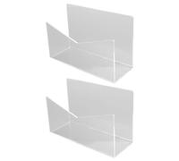 Mumusuki Porte-courrier en Acrylique pour Bureau, Support D'enveloppe Transparent avec Bords Arrondis, Pratique et élégant, Organisez des Lettres, des Cartes de Visite, des Blocs-notes et