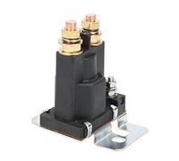 Mumusuki Relais de Démarrage, 4 Broches Normalement Ouvertes en Acier Inoxydable 500A 24VDC, avec Installation Rapide, pour L'électronique Automobile