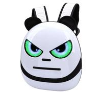 Mumusuki Sac à Dos LED, Sac à Dos de Moto à Coque Rigide 3D Programmable avec écran Couleur 16 X 32 pour les Voyages à Vélo, Personnalisable Via L'application Alimentée par USB, Bretelles