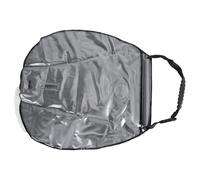 Mumusuki Sac de Douche Solaire, Sac de Douche de Camping en Chauffage Solaire 20L avec Thermomètre Arrière pour la Randonnée de Camping en Plein Air Intérieure (Black)
