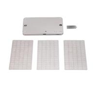 Mumusuki Sauvegarde de Phrase Cryptographique de 24 Mots, Plaque Métallique de Stockage à Froid Ignifuge et étanche en Acier Inoxydable avec Trou de Verrouillage pour BTC ETH BIP32 BIP39