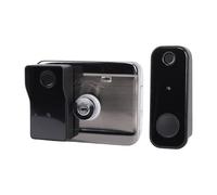 Mumusuki Serrure Intelligente à Empreinte Digitale Double Face, Dispositif de sécurité de Portail avec Cinq Méthodes de Déverrouillage, y Compris un Mot de Passe à Empreinte Digitale et