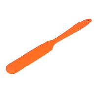 Mumusuki Spatule de Bocal en Silicone, Résistante à la Chaleur à la Chaleur à Gâteau de Cuisine Crème Beurle Spatule Lave-vaisselle en Toute sécurité Mélange Gratter de Pâte pour Pots (ORANGE)