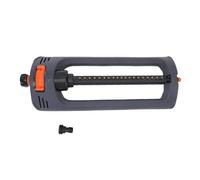 Mumusuki Sprinkler à la Pelouse avec Base Pondérée, 19 Trous Couvre 4000 Pieds Carrés de Jardin, 4 Modes de Pulvérisation Outil D'arrosage Réglable pour la Grande Cour