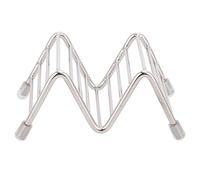 Mumusuki Support à Tacos, Plateau Robuste à Crêpes en Acier Inoxydable 304 Résistant aux Hautes Températures, Passe au Lave-vaisselle, pour la Cuisine à Domicile et le Restaurant (1/2 grille)