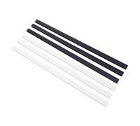 Mumusuki Support de Dosettes de café, capacité de 20 Tasses Minimaliste Sous L'armoire, Fixation Murale Verticale Horizontale en PVC, Bandes de Rangement pour Dosettes de café pour la (3 noirs + 3
