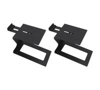 Mumusuki Support D'enceinte de Bureau, Conception en Porte-à-Faux avec Coussinets Amortisseurs de Vibrations EVA, Plaques Extensibles de 140 à 190 Mm, Inclinaison à 6 Degrés pour