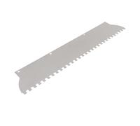 Mumusuki Truelle à Carrelage en Acier Inoxydable, Truelle à Encoche Carrée de 2/5 X 2/5 Pouces pour Carrelage Grand Format avec Protections Latérales pour une Installation Professionnelle (600mm)