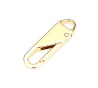 Mumuve 1 tirette de rechange pour fermeture éclair, doré, 11x37mm