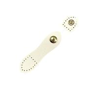 Mumuve Boucle de sac en polyuréthane - Boutons - Fermoir à moraillon - Boucle de sac à main pour femme, blanc, As shown in the picture (error 1-3cm)