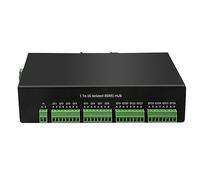 Mumuve Hub 16 ports 485 1 RS485 Station d'accueil de qualité industrielle isolée oIptiquement Hub Way Conmmunication Rs485 Hub Rj45 8 ports 485 Hub 8 canaux Rs485 Splitter 485 Sharer Industrial