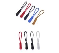 Mumuve Lot de 10 boucles de rechange pour tirette de fermeture éclair, vert fluorescent, Size: app. 1x2.4cm/0.39x0.94in
