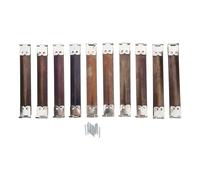 Mumuve Lot de 10 verrous internes en métal pour sac à main, Argenté., 3.9x0.39in