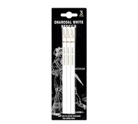 Mumuve Lot de 2/3/4 crayons blancs fusains pour dessin, croquis