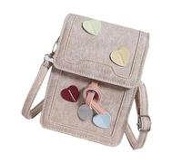 Mumuve Petit sac à bandoulière pour femme, joli sac à bandoulière en cuir PU, style coréen, sac de messagers, shopping, rendez-vous galant, kaki, As shown in the picture (1-3cm error)