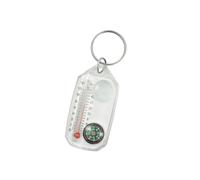 Mumuve Petits Clés Clés Thermomètres Compasse Compasse Poche Téléphile Survie Extérieure Taille Poche Dispositif Navigation Légère Taille Poche Outil Survie Extérieure
