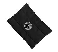 Mumuve Pochette de maquillage élégante à motif de fleur de camélia pour femme - Matelassée - Grande capacité, Noir , As shown in the picture (1-3cm error)