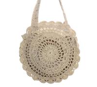 Mumuve Sac à bandoulière ajouré tendance en crochet pour fille et femme, couleur unie, tissé polyvalent, 2023, Plusieurs couleurs - 18, 11.7 in x 15.6 in