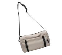 Mumuve Sac à bandoulière de grande capacité pour homme et femme, tendance, minimaliste, couleur unie, multi-poches, sac à bandoulière pour le quotidien, kaki, As shown in the picture (1-3cm error)