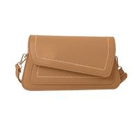 Mumuve Sac à bandoulière élégant et spacieux pour un usage quotidien et les voyages pour femme en polyuréthane, kaki, As shown in the picture (error 1-3cm)