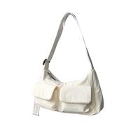 Mumuve Sac à bandoulière unique en nylon pour étudiants, grande capacité, avec plusieurs poches, sac à main décontracté sous les bras, Plusieurs couleurs - 8, As shown in the picture (1-3cm error)