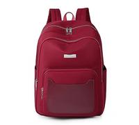 Mumuve Sac à dos d'école de grande capacité, élégant et fonctionnel pour femme avec housse pour chariot pour les voyages et tous les jours, Multicolore - 9, As shown in the picture (error 1-3cm)