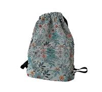 Mumuve Sac à dos élégant avec cordon de serrage avec grande capacité, sac à bandoulière minimaliste, sac contemporain pour étudiants et bureau, bleu clair, As shown in the picture (error 1-3cm)