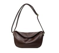 Mumuve Sac à raviolis pour femme - Couleur unie - Sac à bandoulière décontracté - En cuir synthétique - Pour le shopping, café, As shown in the picture (1-3cm error)