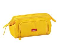 Mumuve Trousse à crayons de grande capacité pour fournitures scolaires pour étudiants, jaune, 22*13*9ccm