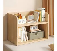 MUMUXIAO Bibliothèque basse ouverte avec coins arrondis, étagère de rangement polyvalente pour salon, chambre à coucher, bureau à domicile (chêne blanc, 40 x 20 x 40 cm)