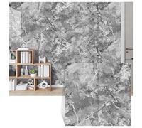 MUMUXIAO Lot de 10 panneaux muraux imperméables en PVC pour dosseret de métro - 60 x 30 cm - Papier peint autocollant pour cuisine et salle de bain (gris 1)