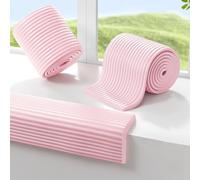 MUMUXIAO Panneaux muraux autocollants rembourrés à décoller et à coller sur panneau de tête de lit, protection anti-collision pour tête de lit - pour chambre à coucher, chambre d'enfant (rose, 20 x