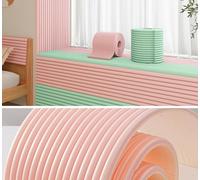 MUMUXIAO Panneaux muraux rembourrés auto-adhésifs 200x20cm, Protège-mur anti-collision 3D rembourré pour tête de lit, Coussin mural décoratif pour chambre (Rose)