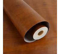 MUMUXIAO Papier contact grain de bois pour armoires, comptoirs, 40 x 500 cm, papier peint imitation bois à décoller et à coller, autocollant mural imperméable (marron2)