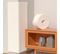 MUMUXIAO Tête de lit à décoller et à coller à faire soi-même, panneaux de tête de lit muraux auto-adhésifs pour chambre à coucher, 20 x 200 cm, coussin mural anti-collision 3D pour chambre à coucher