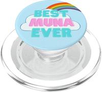 Muna - Best Muna Ever - Rainbow Cute Girl Muna PopSockets PopGrip pour MagSafe