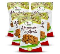 Munafò s.r.l. - Amande d’Avola, de Sicile, lot de 5 x 150 g, riche en vitamine E, encas sain