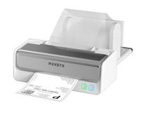 MUNBYN 2025 Imprimante Thermique avec Porte-étiquette,Tête d'impression remplaçable,Imprimante Etiquettes 4x6 pour Colis et Petites Entreprises, Compatible avec iOS, macOS, Android, Windows,Blanc