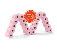 MUNBYN Lot de 20 rouleaux de papier thermique rose de 58 mm - Sans BPA - Compatible avec toutes les mini imprimantes thermiques POS de 58 mm et machines à cartes de crédit