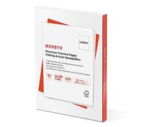 MUNBYN Lot de 200 feuilles de papier pour imprimante thermique 21,6 x 27,9 cm