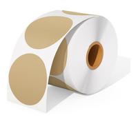 MUNBYN Rouleau de 750 étiquettes Autocollantes Rondes