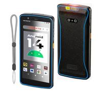 MUNBYN Scanner PDA Android 14, CM60 1D 2D NFC, 4GB+64GB IP67 | Écran 5,7 pouces, 4 Go + 64 Go, batterie 5 000 mAh, NFC, Wi-Fi double bande, 4G, pour Entrepôt,Logistique,Retail