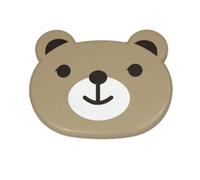 MUNCHI Table de voiture pour enfants, pliable, 23,5 x 19 cm, pour dossier de voiture, avion, train, voyage, motif ours