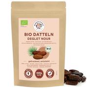 Munchilycious Dattes Dénoyautées Deglet Nour BIO 1kg, Dattes Bio Séchées Dénoyautées, Collation aux Fruits